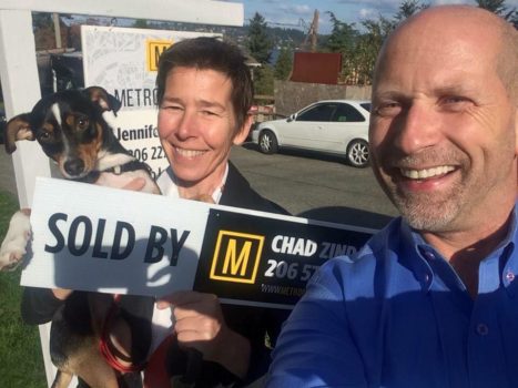 Happy client and real estate broker from Metropolist